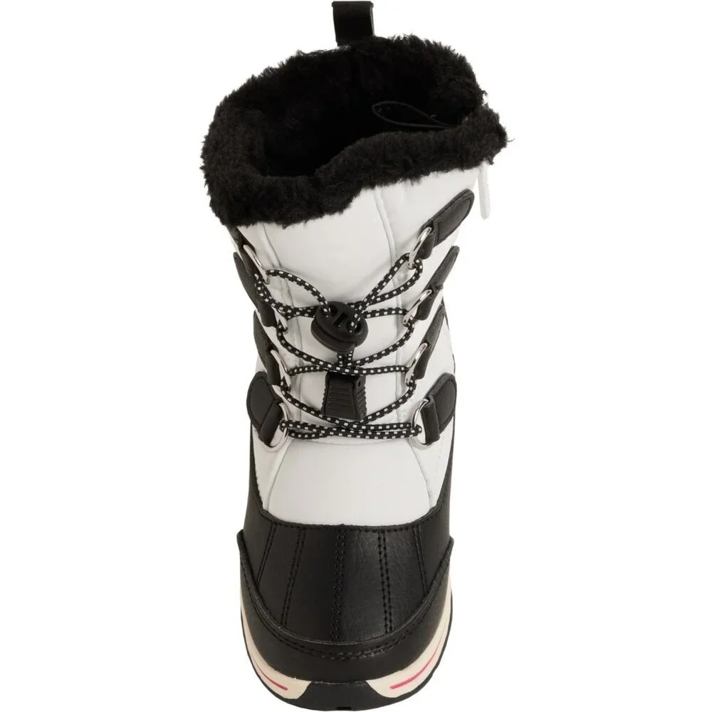 Alpine Mackenzie Unisex Waterproof Warm Winter Snow Boots Black White Sz 12 Tote